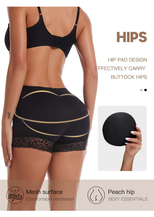 Booty Shaper Padded Underwear Panty Women's FAKE ASS Butt Lifter & Hip